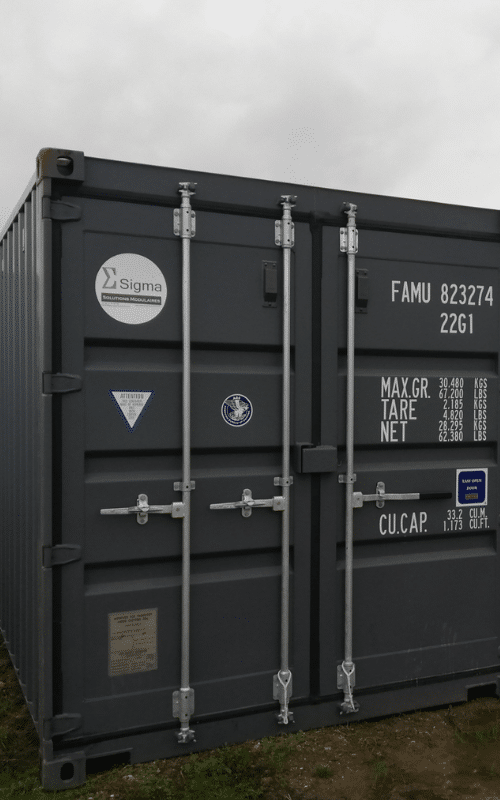 location container maritime 20 pieds premier voyage  Belfort